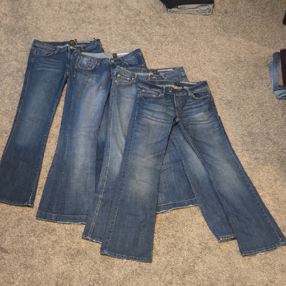 Buffalo David Bitton Blue Flare Jeans - Picture 1 of 14